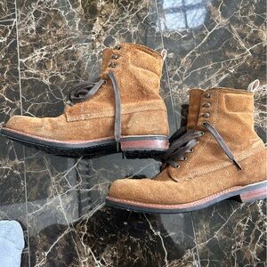 rag & bone Brown Suede Lace-Up Boots